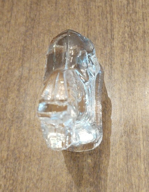 Crystal by Lindshammar of Sweden Clear Carousel Horse Figure Collectible
