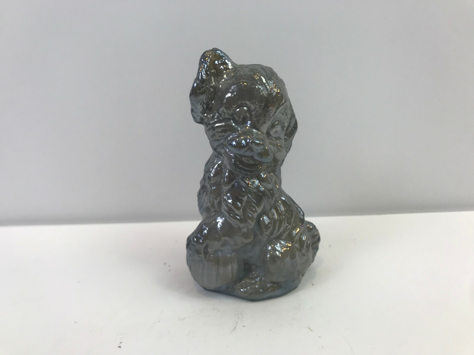 BOYD ART GLASS SKIPPY THE DOG GRAY k12