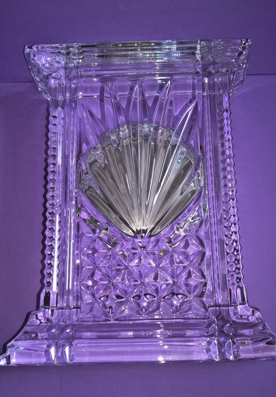 Signed Waterford Crystal LARGE ATRIUM CLOCK New Battery