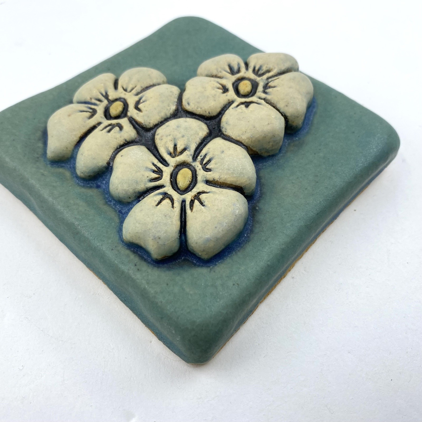 Phlox 4×4″ Ceramic Art Tile By Gretchen Kramp