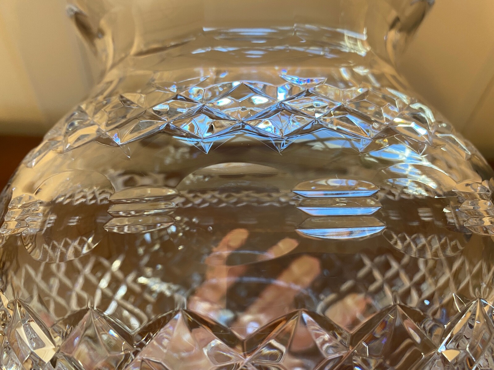 Signed WATERFORD CRYSTAL American Heritage Martha Washington Unity Bowl Vase