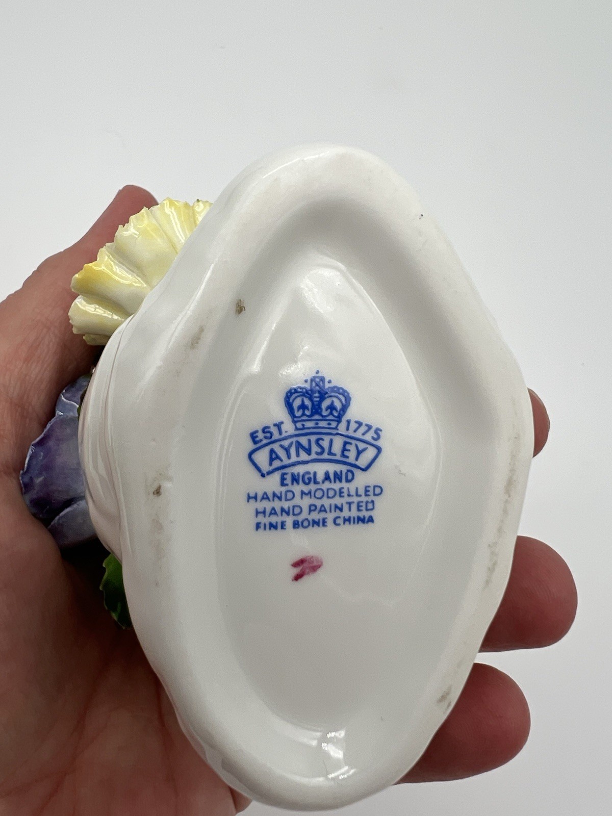 Aynsley Swan Bouquet 4.5″ England Fine Bone China Perfect Condition