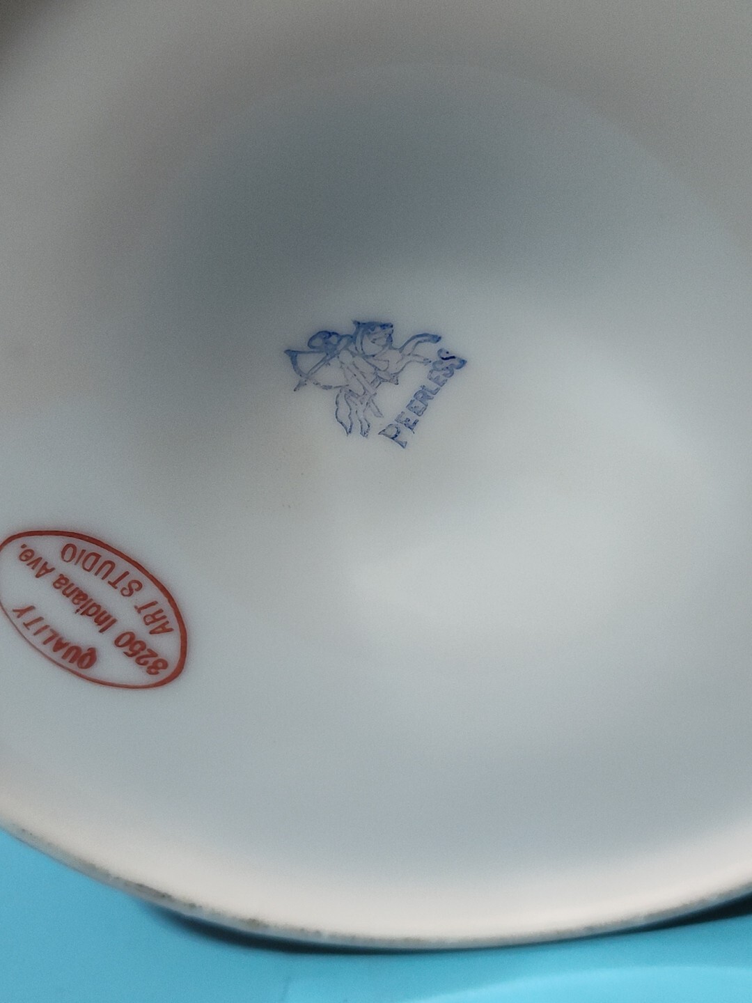 Lovely Cobalt Blue Bottle Peerless Quality Art Studio B31