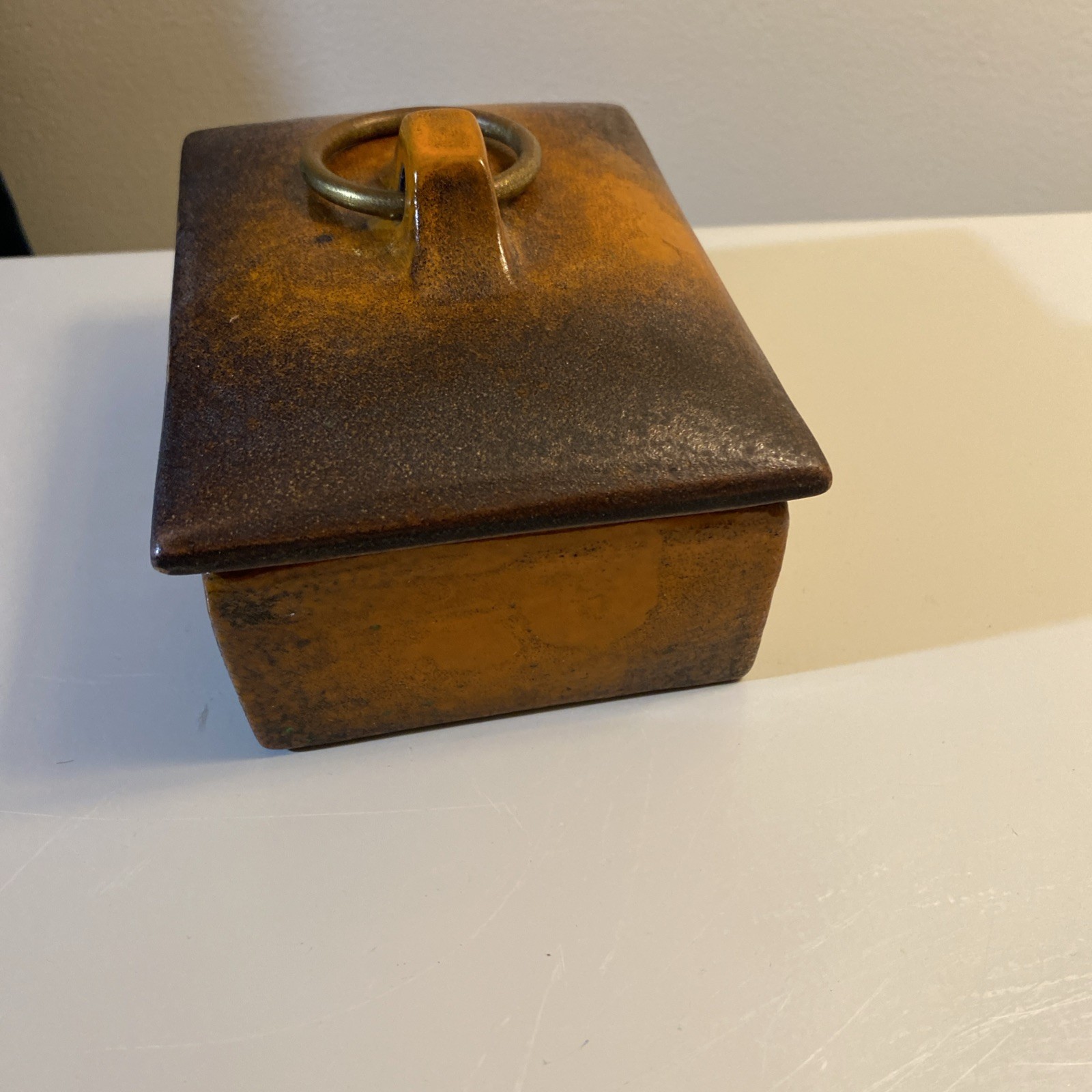 Arts And Crafts Brutalist Box Studio Art Pottery