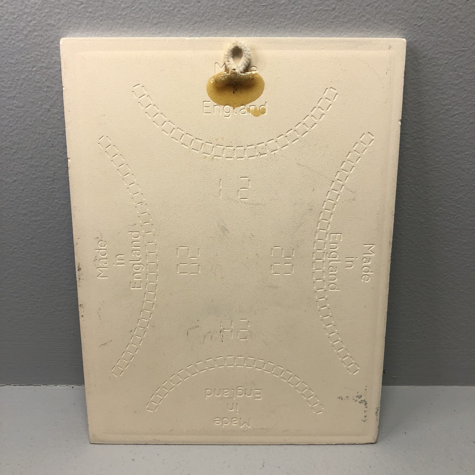 Rare Whimsical Sue Bolt Hand painted Angel Decorative Ceramic Tile