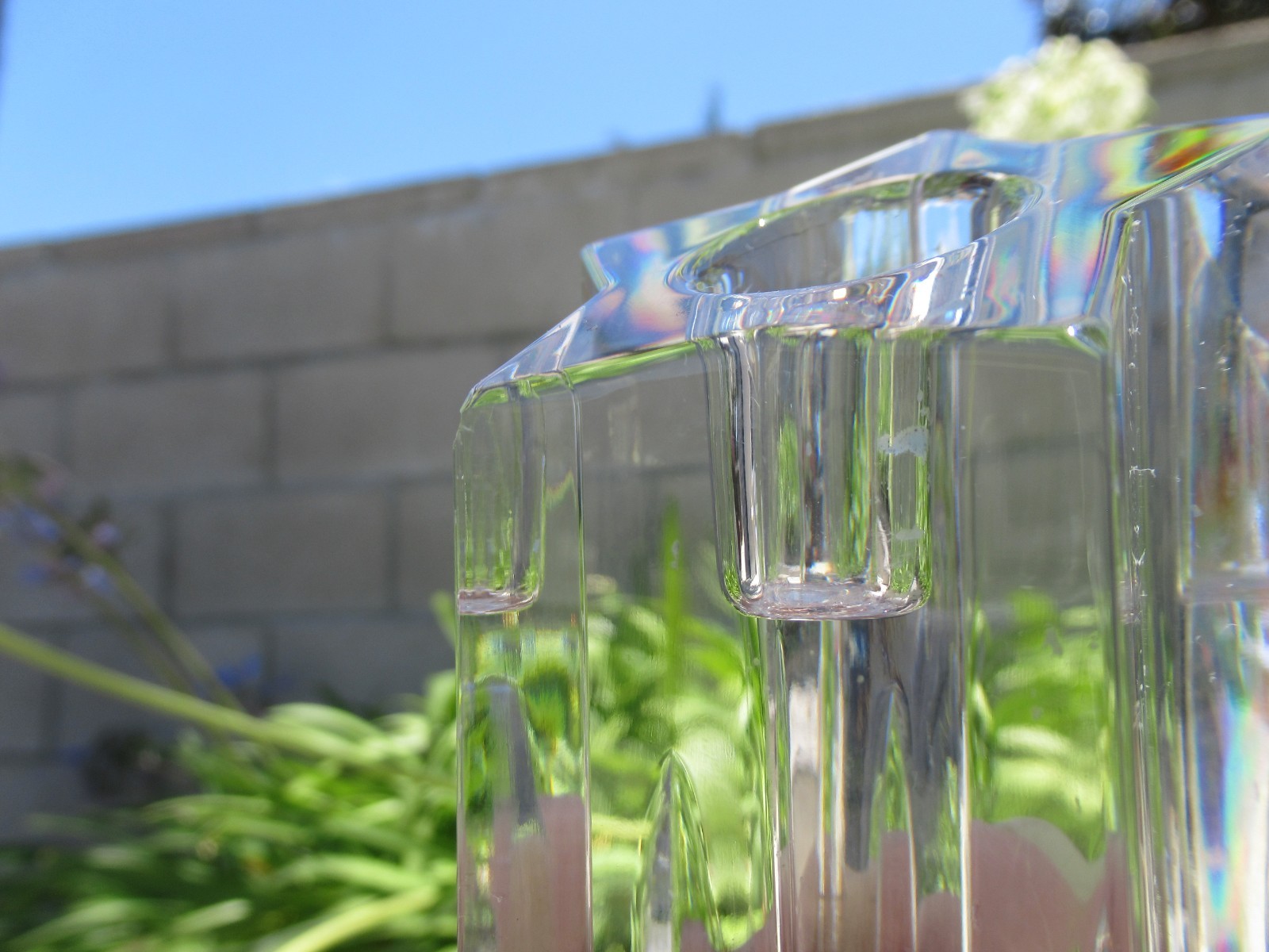 One Waterford Crystal Shooting Star Candlestick Holder, ~ 5 3/4″ Tall, Stamped