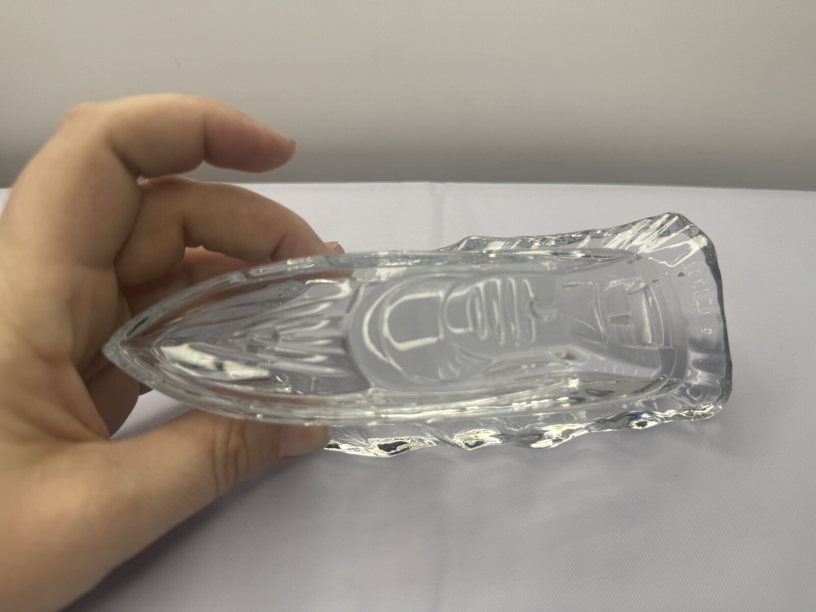 Waterford Crystal Speedboat Made in Ireland With Box And COA