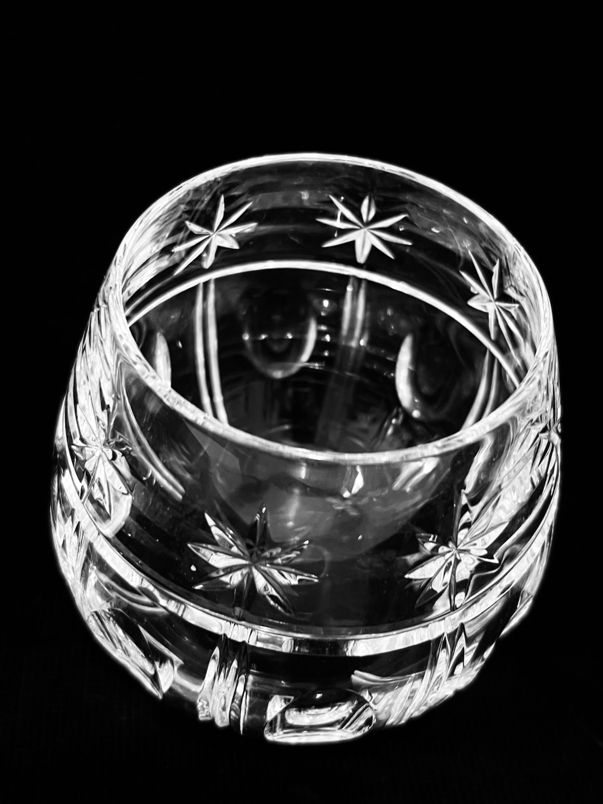 Waterford Starburst Crystal Set : Small Vase & Candle Holder Stamped.