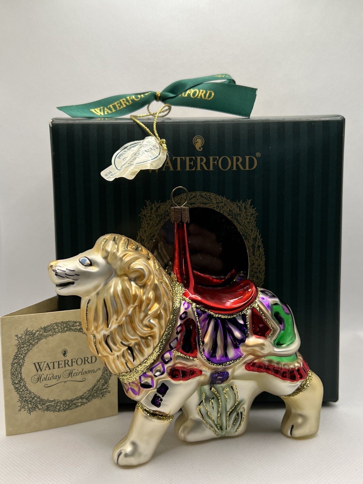 Waterford Holiday Heirlooms Carousel Lion Ornament | WS Limited Edition