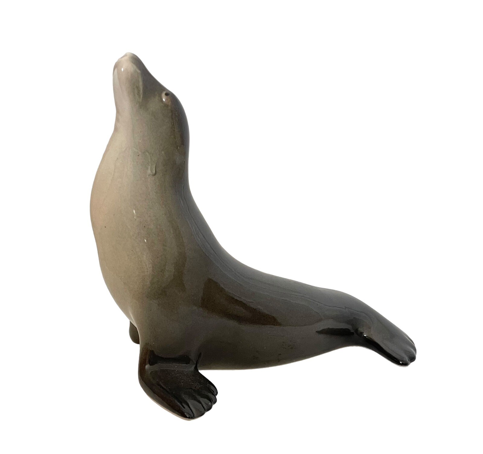 Vintage Lomonosov USSR Russia Large Seal Porcelain Figurine
