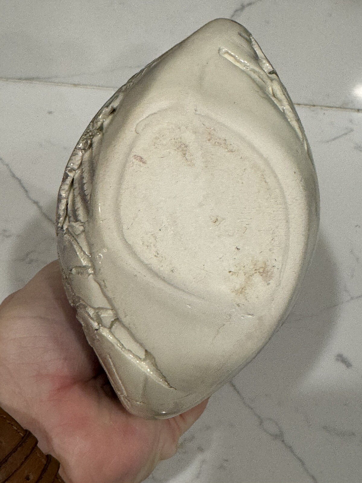 Brutalist Patchwork Abstract Art Pottery Vase Purse Shape One Of A Kind Piece