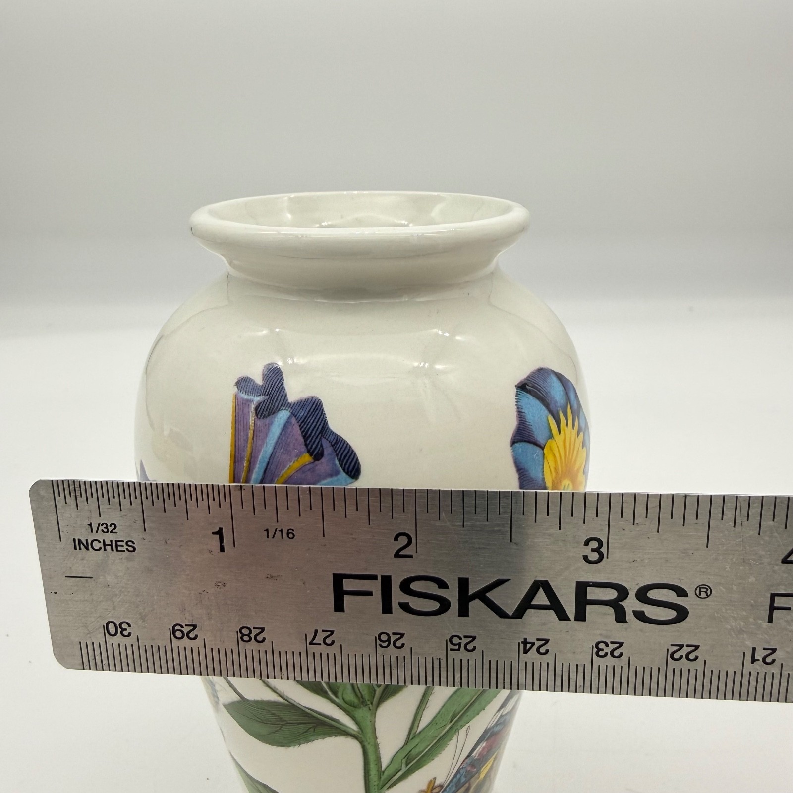 Portmeirion Botanic Garden Vase Convolvulus Trailing Bindweed 5.25″ VTG England