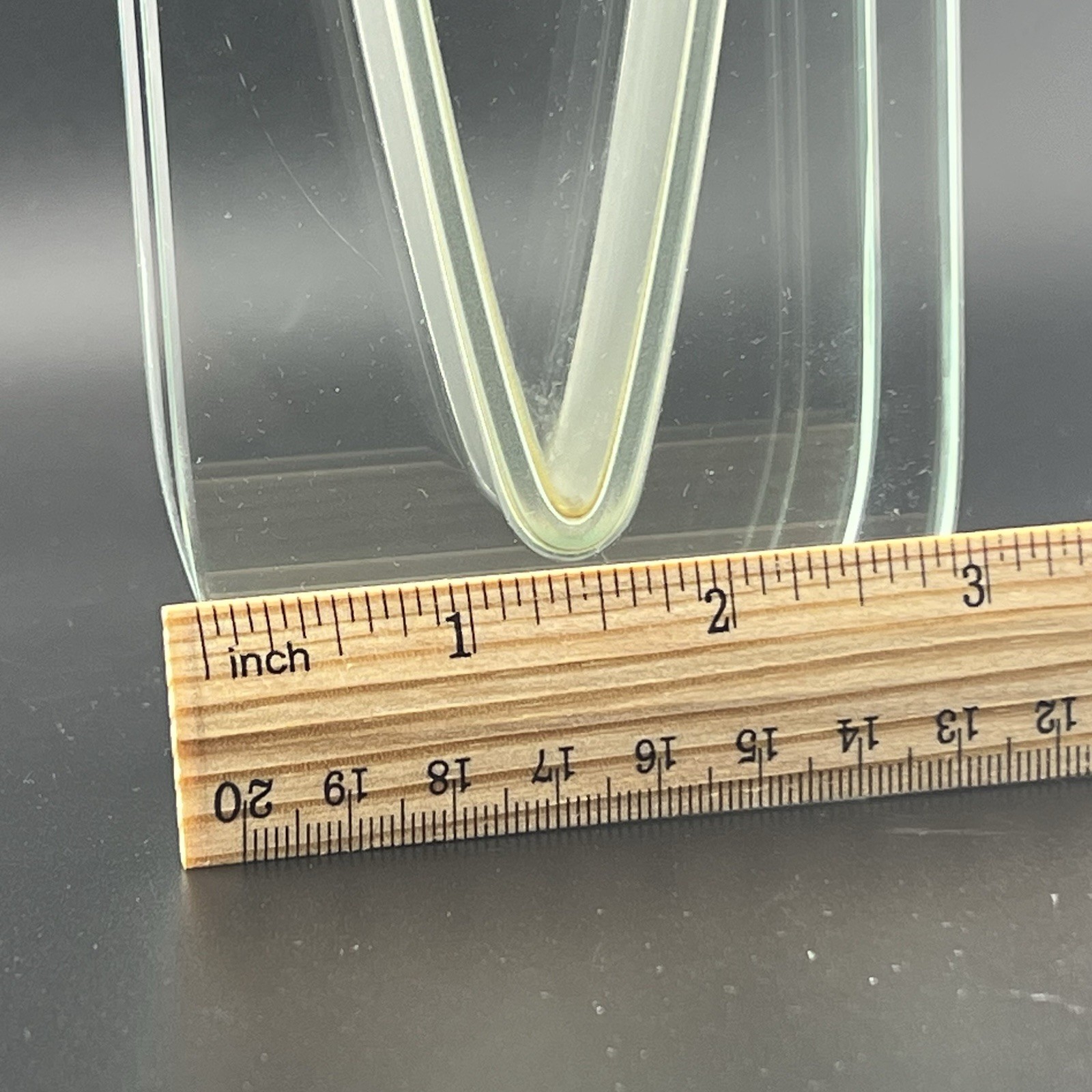 Modern Contemporary Art Glass & Steel Vase GP