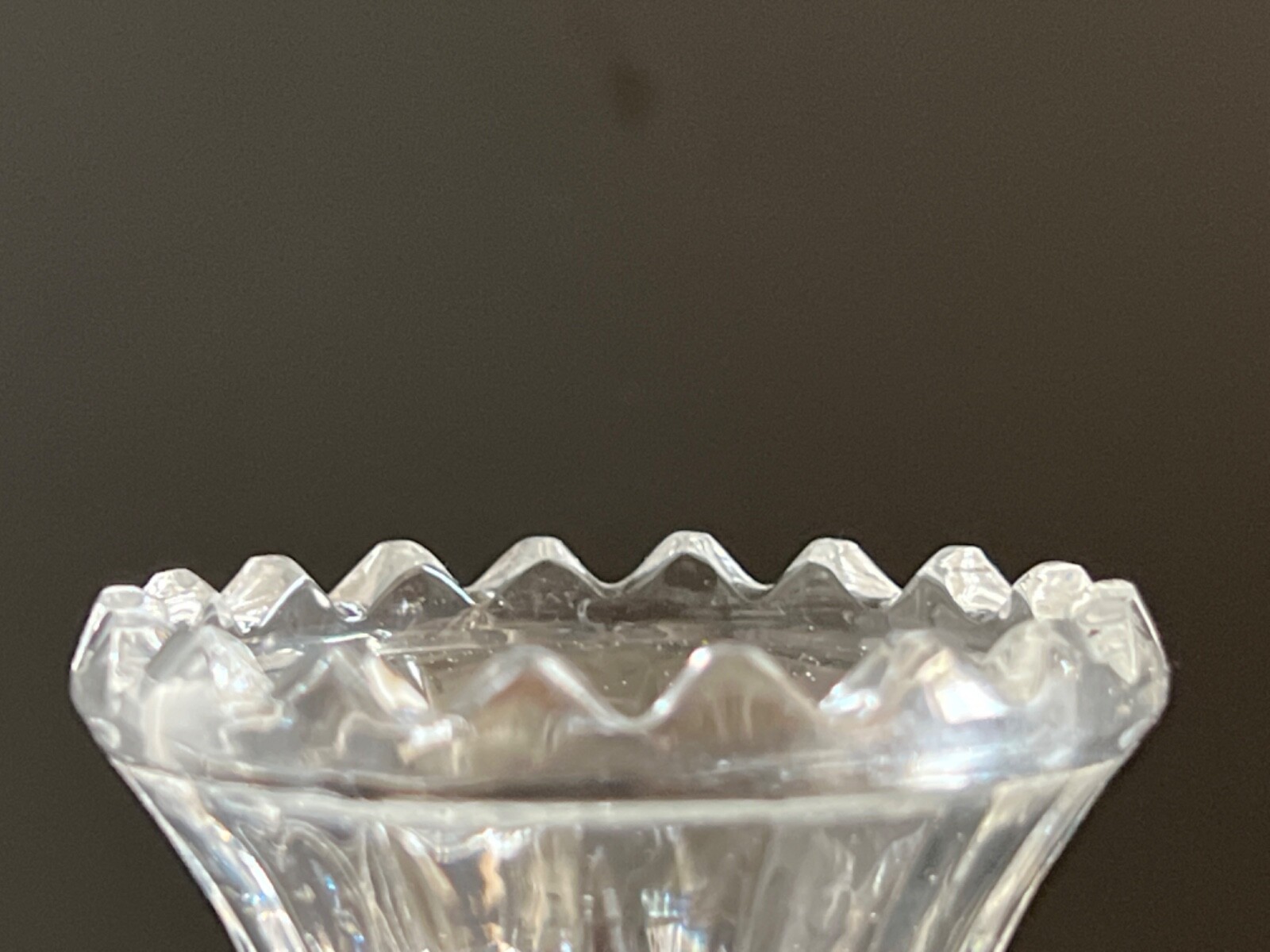 Crystal Vase Made in Yugoslavia-Crystal Clear Industries 24% Lead Crystal 4 1/4”
