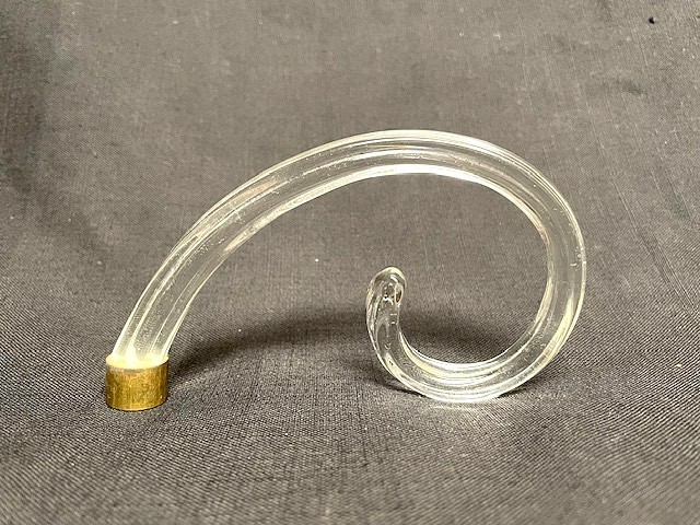 Antique Glass Cane Fern Wand Basket Holder Epergne Chandelier Accent Part Old