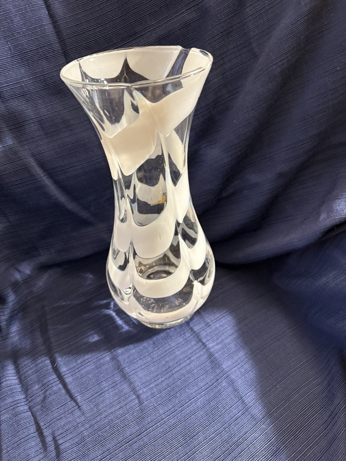 Vintage Barovier & Toso Graffito Diafano Bianco Ercole Barovier Art Glass
