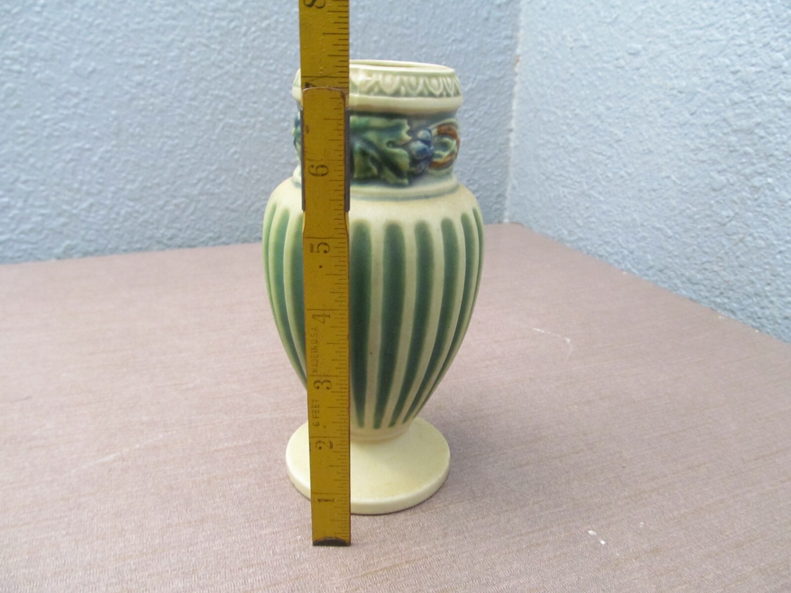 Vintage 1923 Roseville Art Pottery Corinthian VASES – Greek Revival – One PAIR