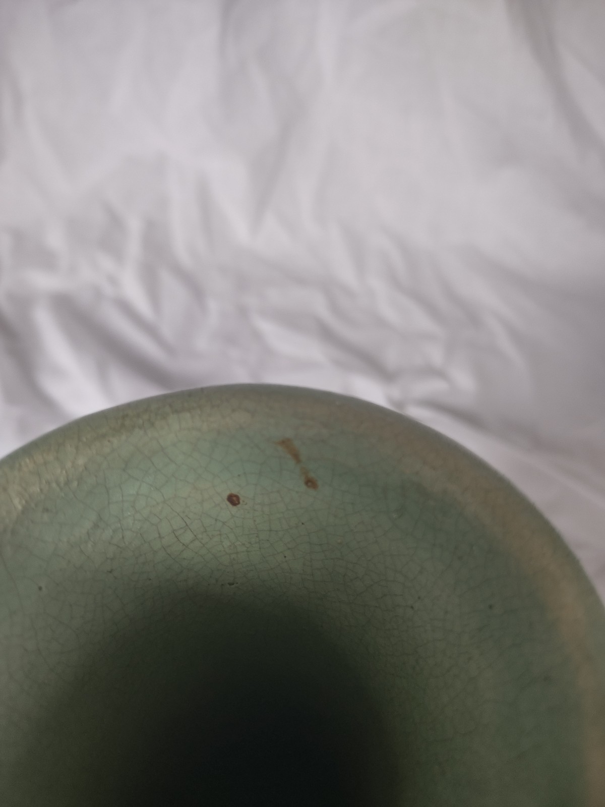 Brush McCoy Vase Vellum Mottled