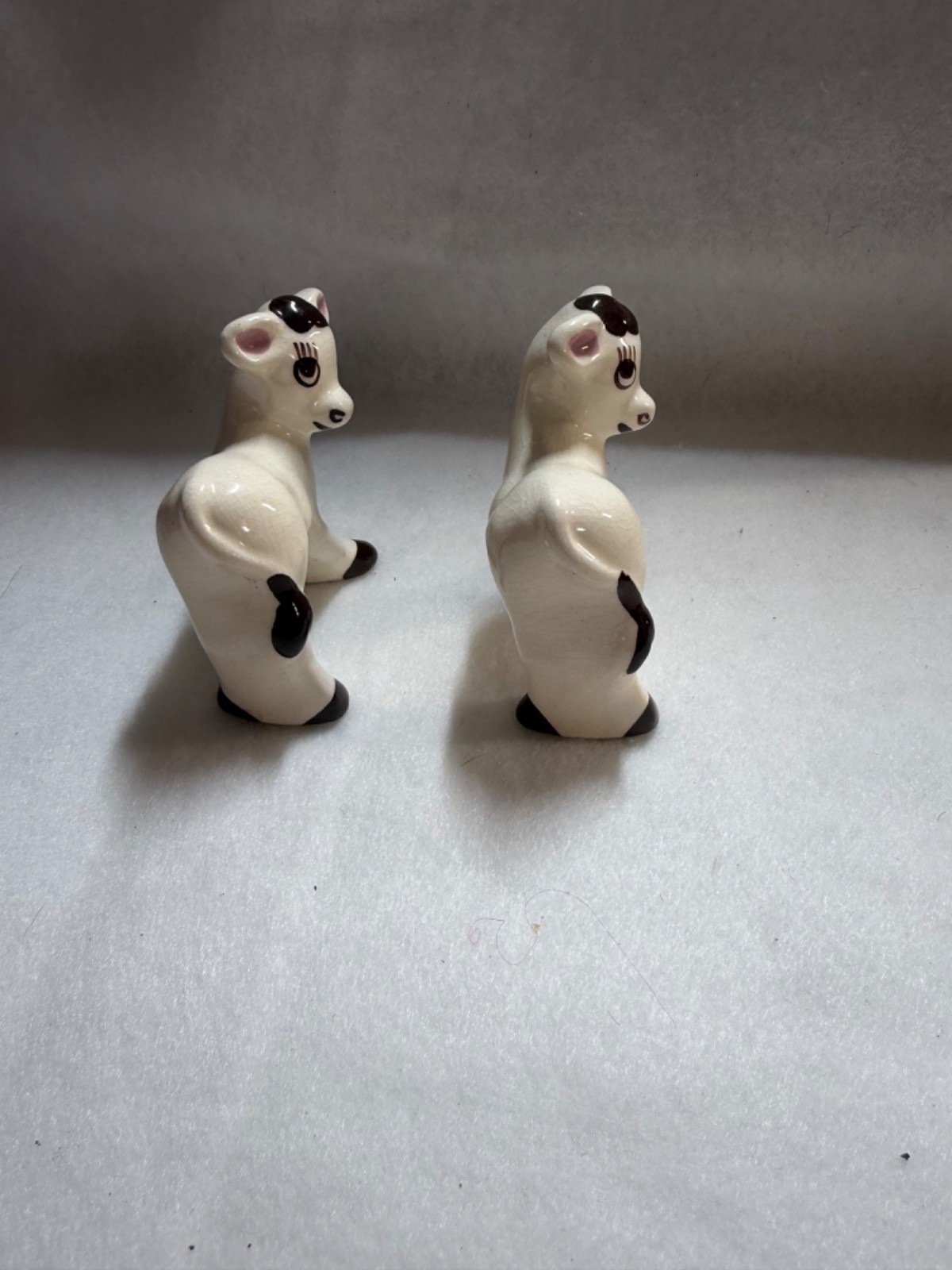California Pottery Two Calf Figures Rio Hondo 1950’s