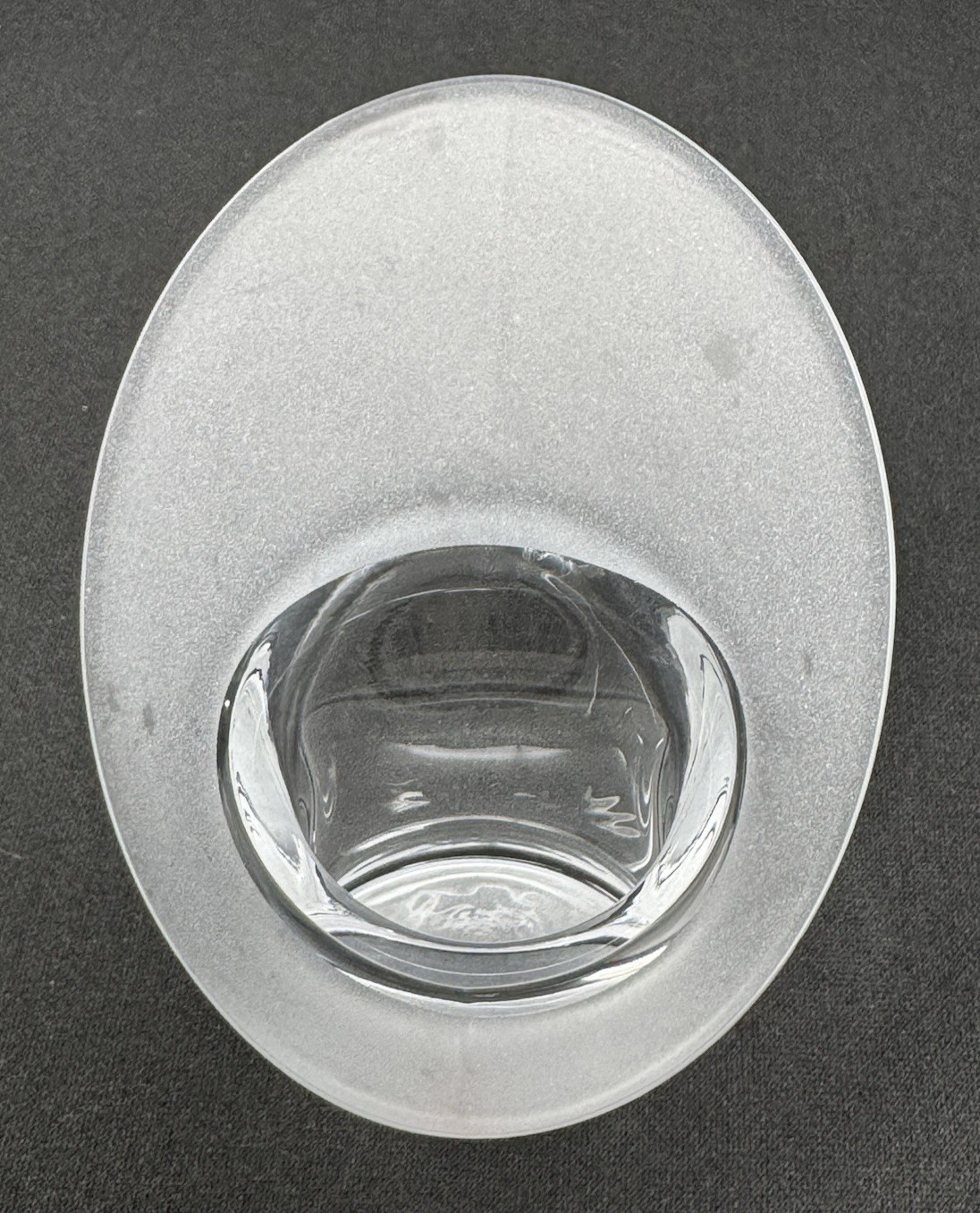 Iittala Timo Sarpaneva Signed MARCEL Vase Frosted & Clear ~ Finland