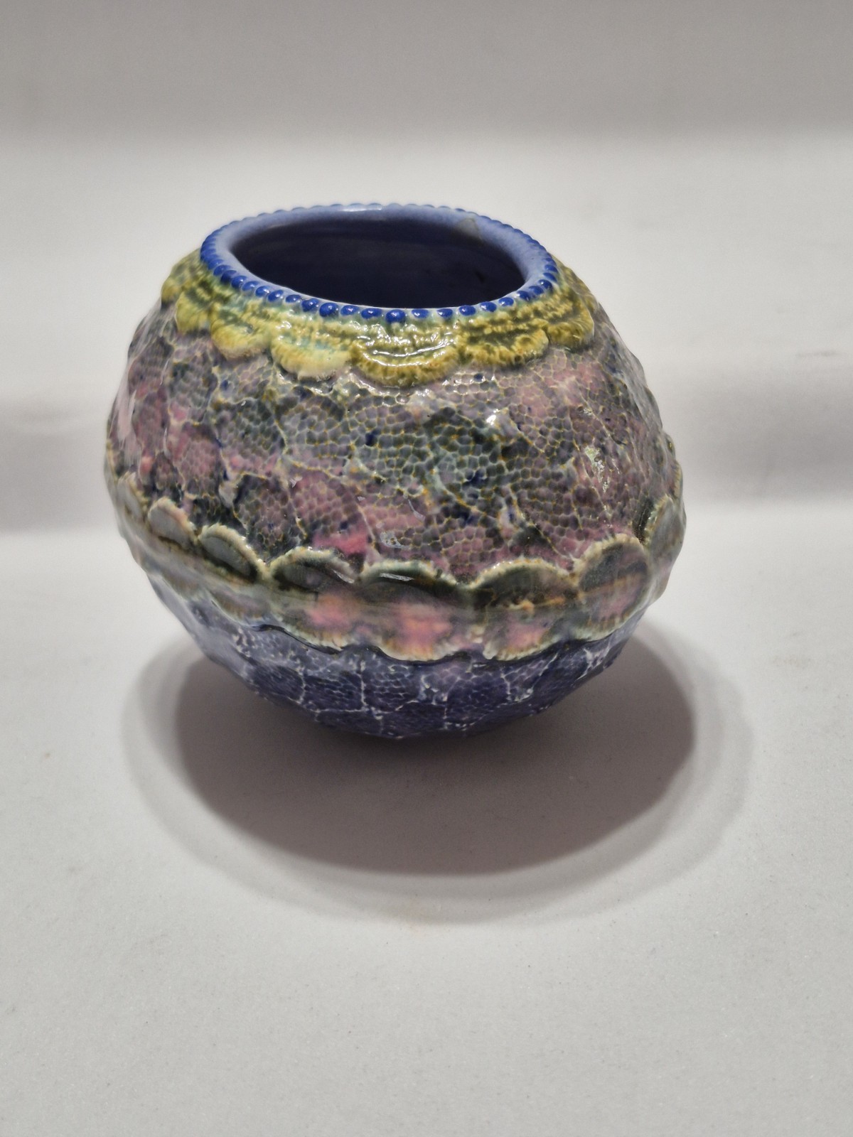 Small Raku Style Textured Handmade Pottery