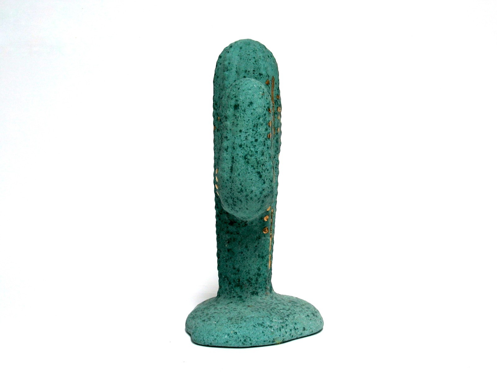 RUSSELLS ORIGINALS SOUTHWESTERN POTTERY TEAL BLUE-GREEN CACTUS VERA RUSSELL USA