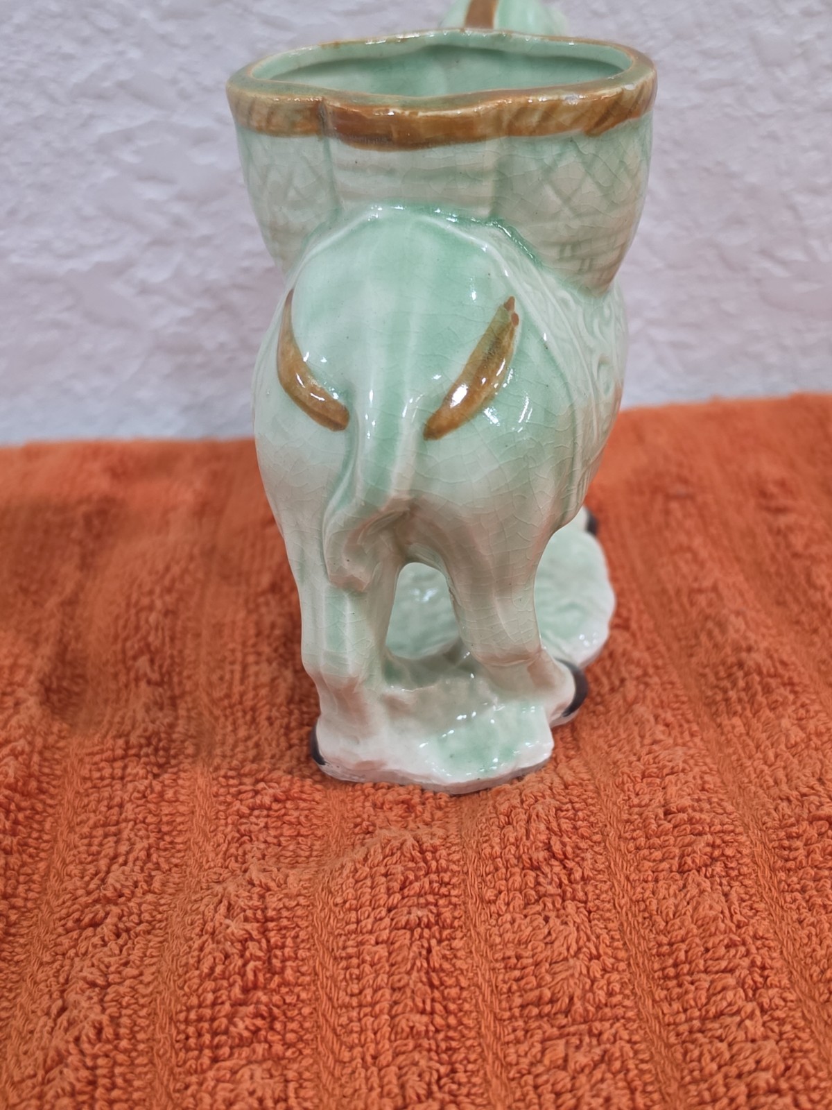 Vintage Glaze Camel Planter Japan 4″ Succulent Pot Art Pottery