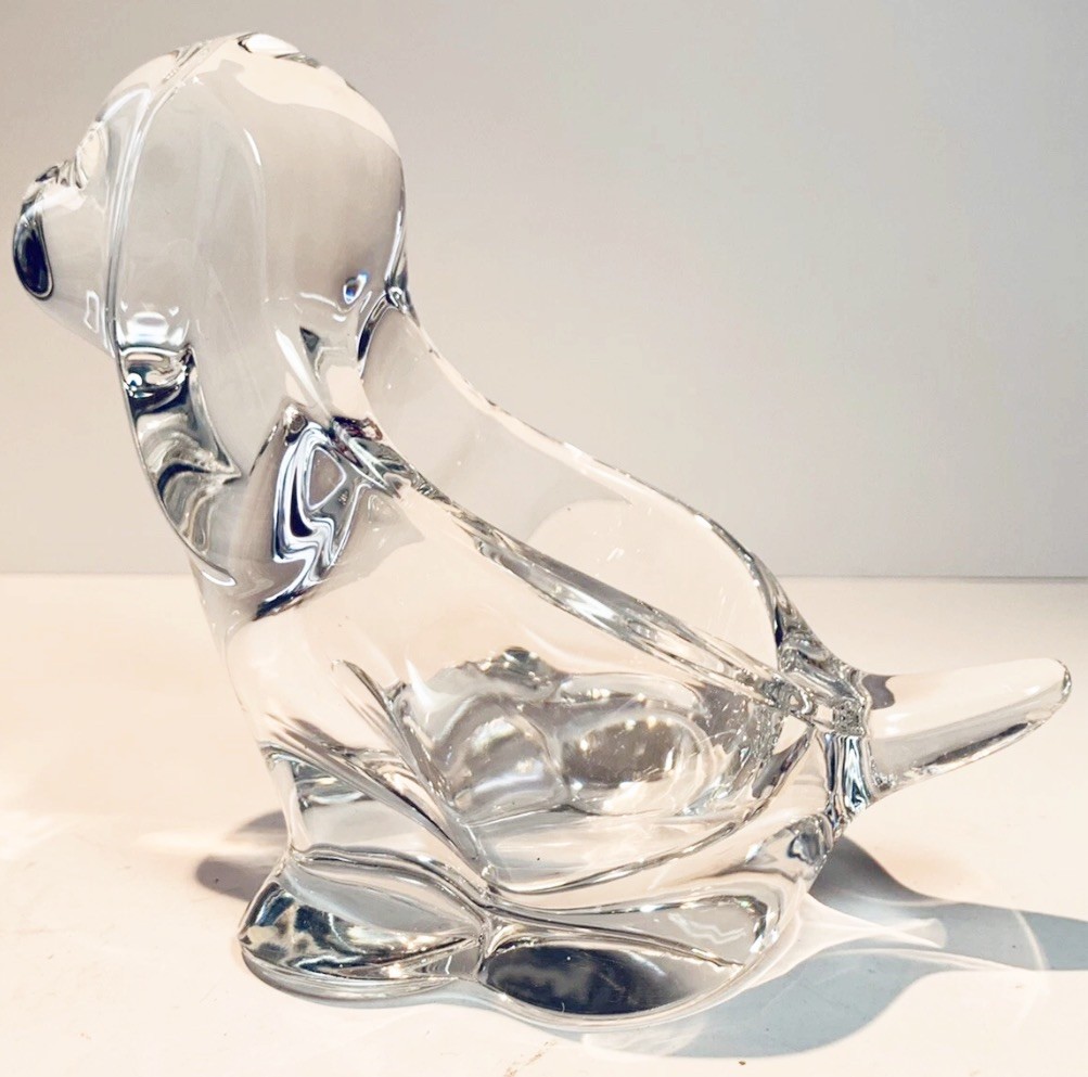 Sasaki Crystal Art Glass Puppy
