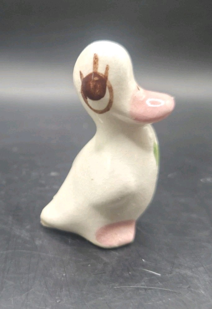 Vtg Pr Rio Hondo California Pottery Figurines 2.75″Kitten 1.5″Duck MCM Retro SEE