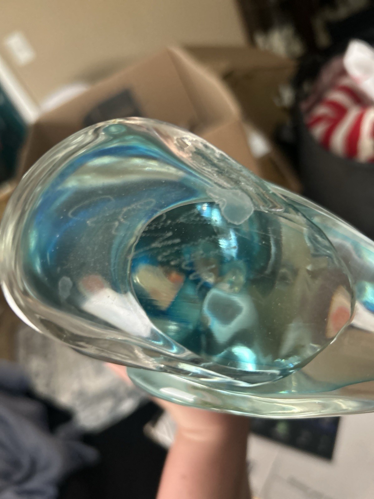 Murano glass Pelican Signed
