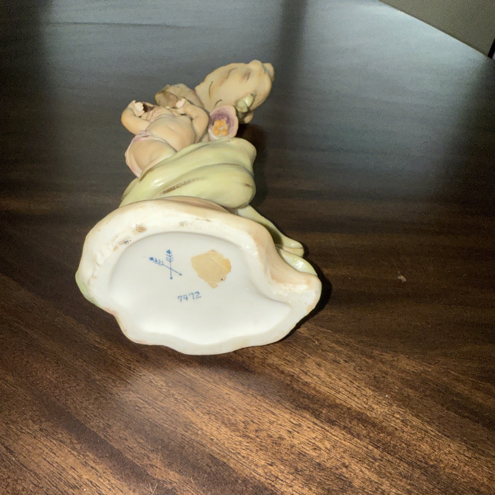 PAIR Original Arnart Creation Japan Cupid And Lilly Bit Vases Victorian MCM