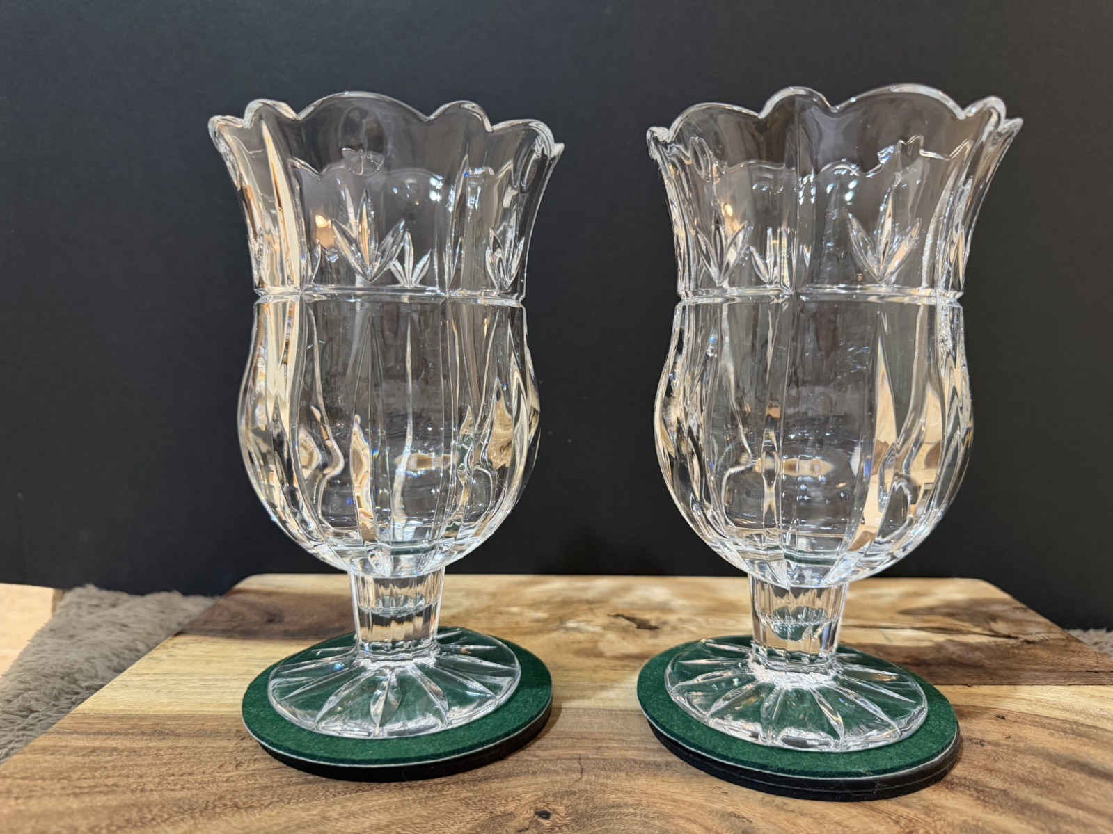 Godinger Shannon Elegant Glam 26% Lead Crystal Candleholder & Shade 10.5” *NEW*