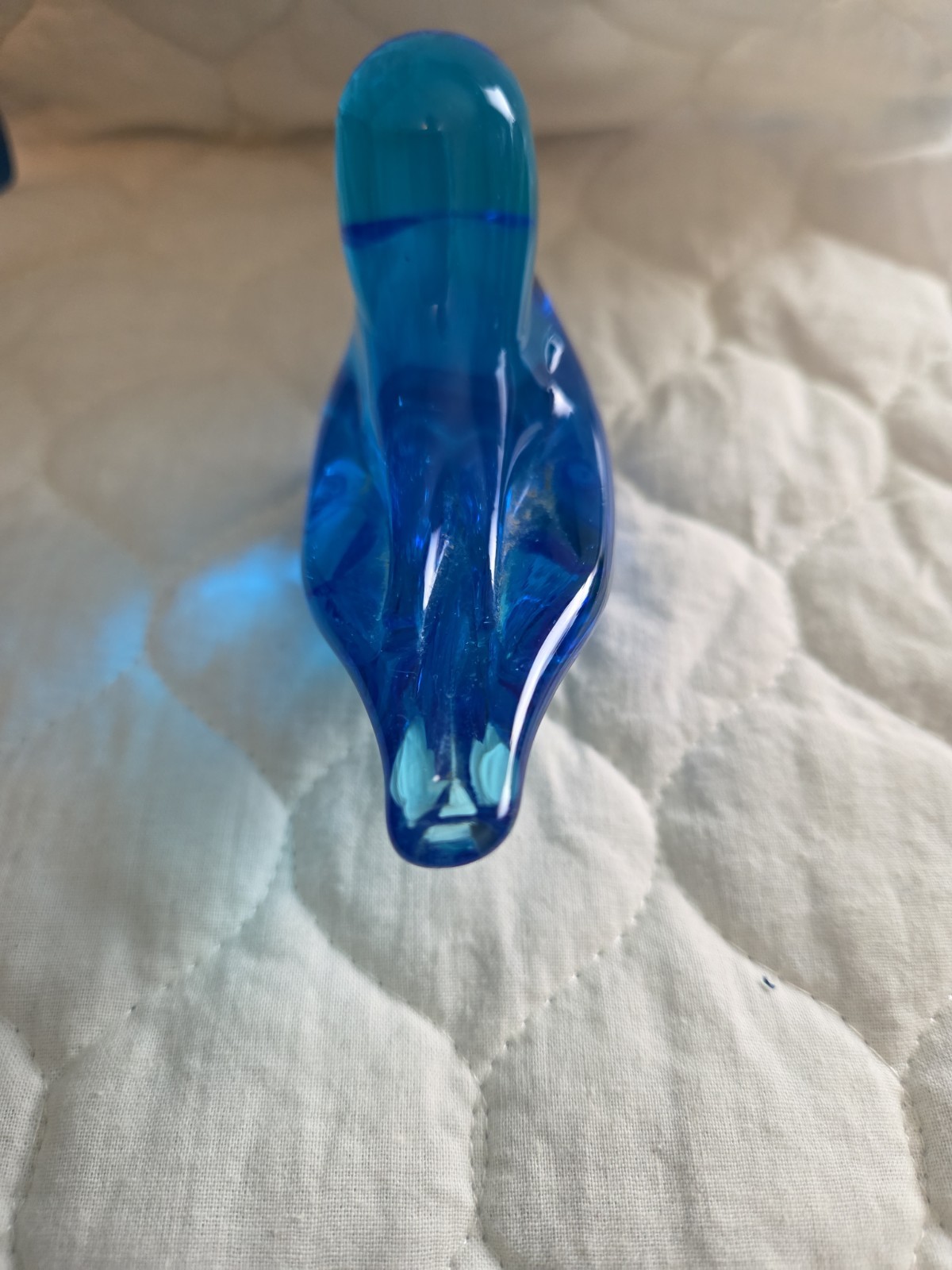 Handmade Bluebird Of Happiness 3 Inches Tall.