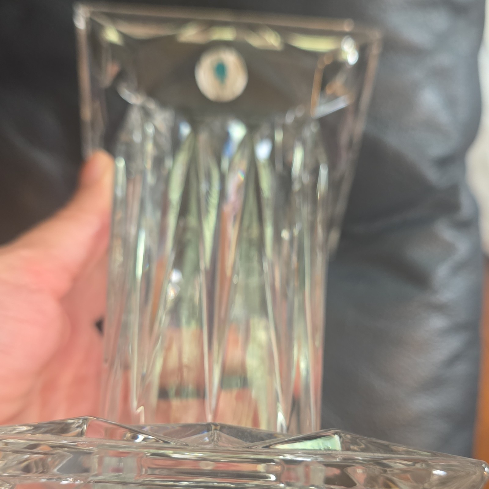 German Crystal Candlestick