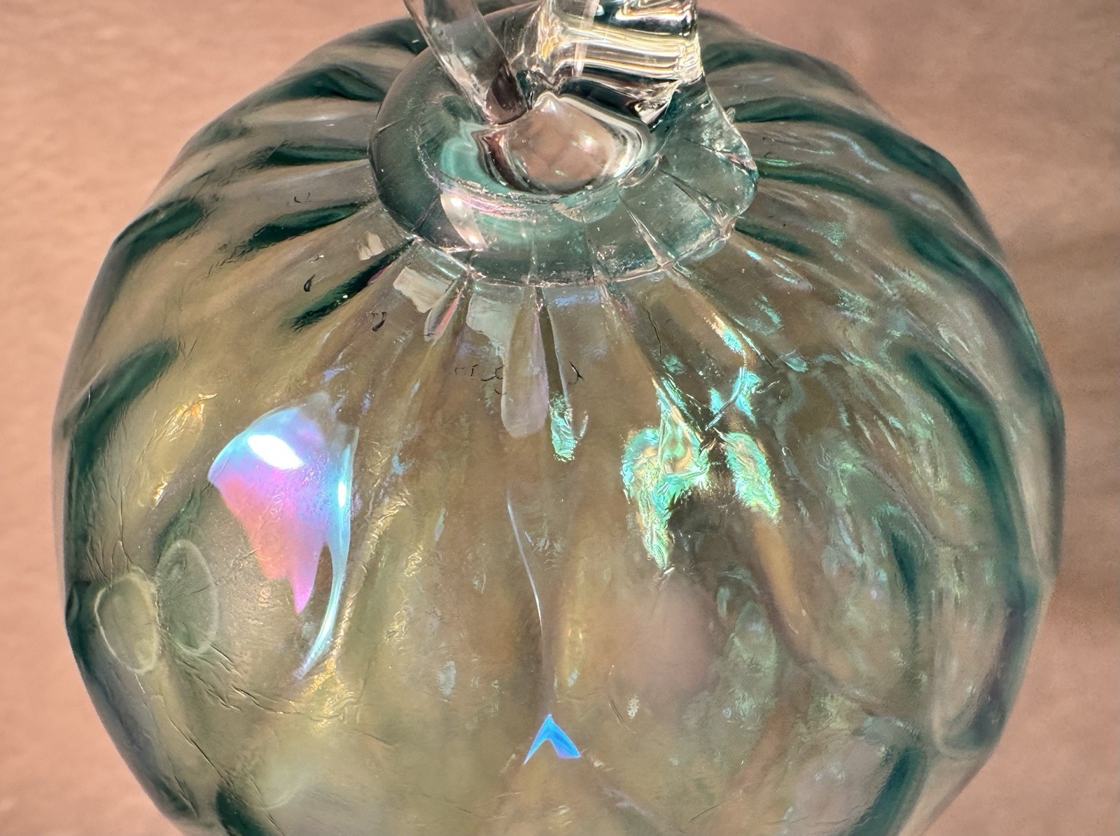 Hand Blown Glass Ball Orb Witch Spirit Home Protection Energy Art Ball Boudoir