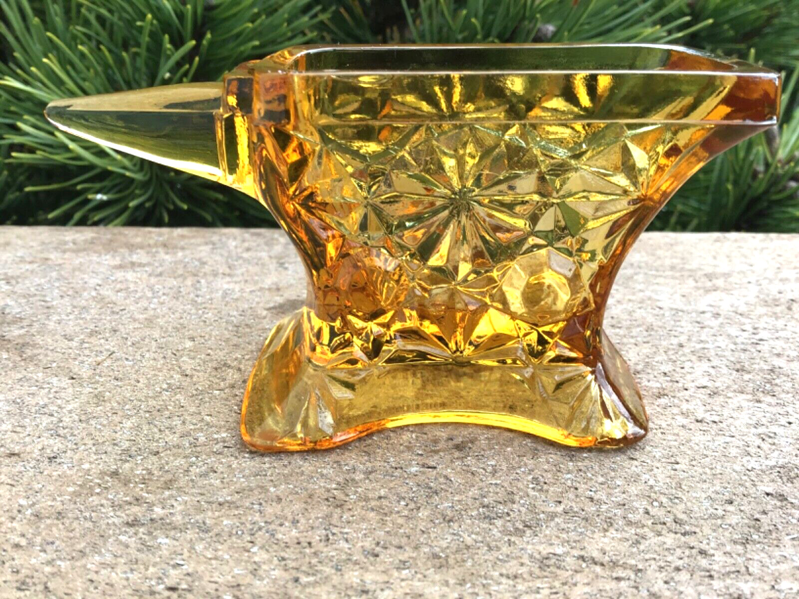 Victorian Glass Toothpick Daisy and Button Anvil Harder to Find U.S. Glass VTG