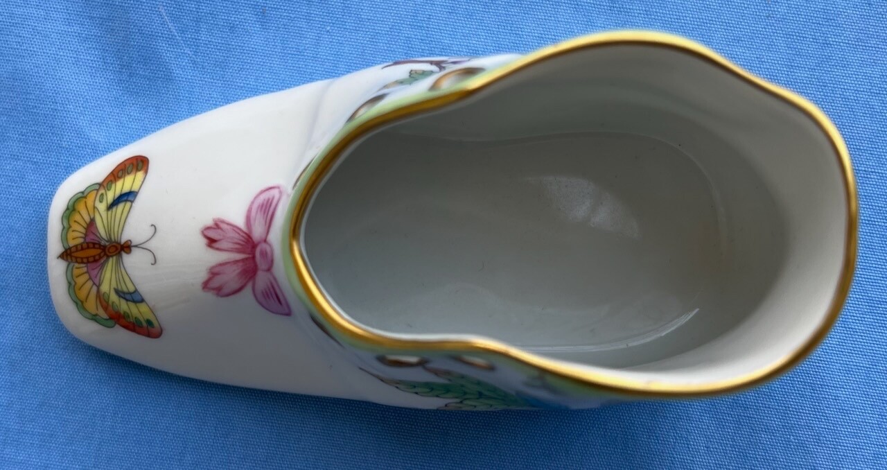 Herend Queen Victoria Figural Shoe Mint!