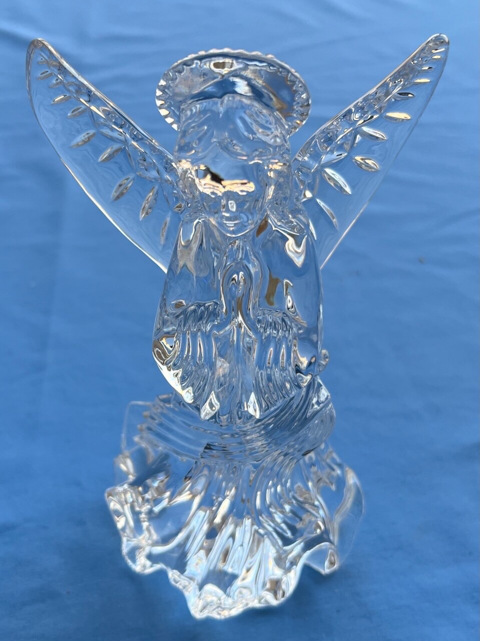 Waterford Crystal Lismore Angel of Prayer Figurine 1st Edition Mint in Box