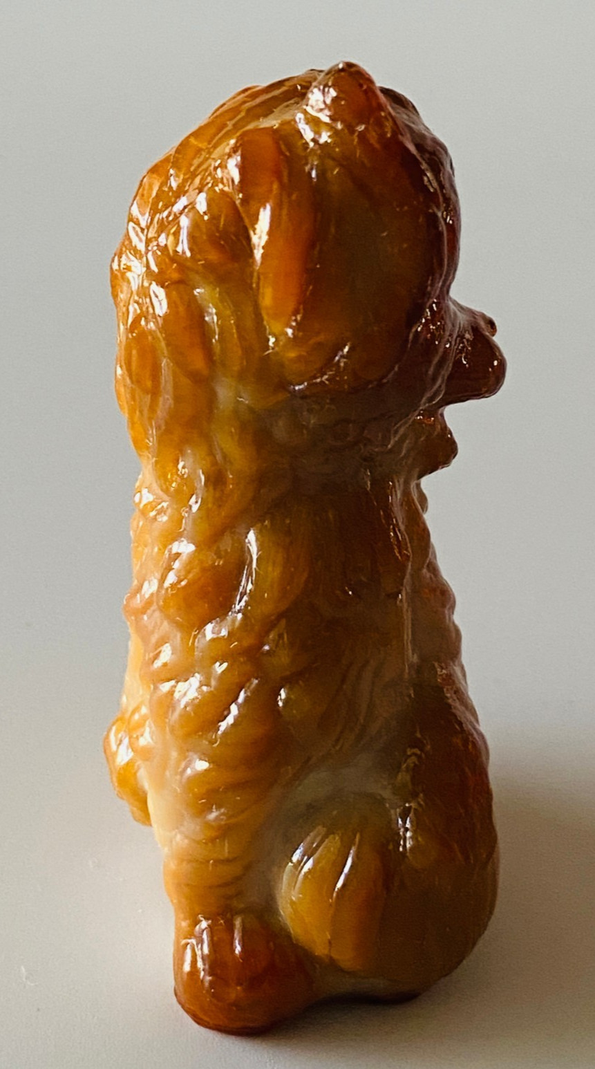 Boyd Glass Skippy the Dog Carmel 1985 #27 B in Diamond w/ One Line Figurine