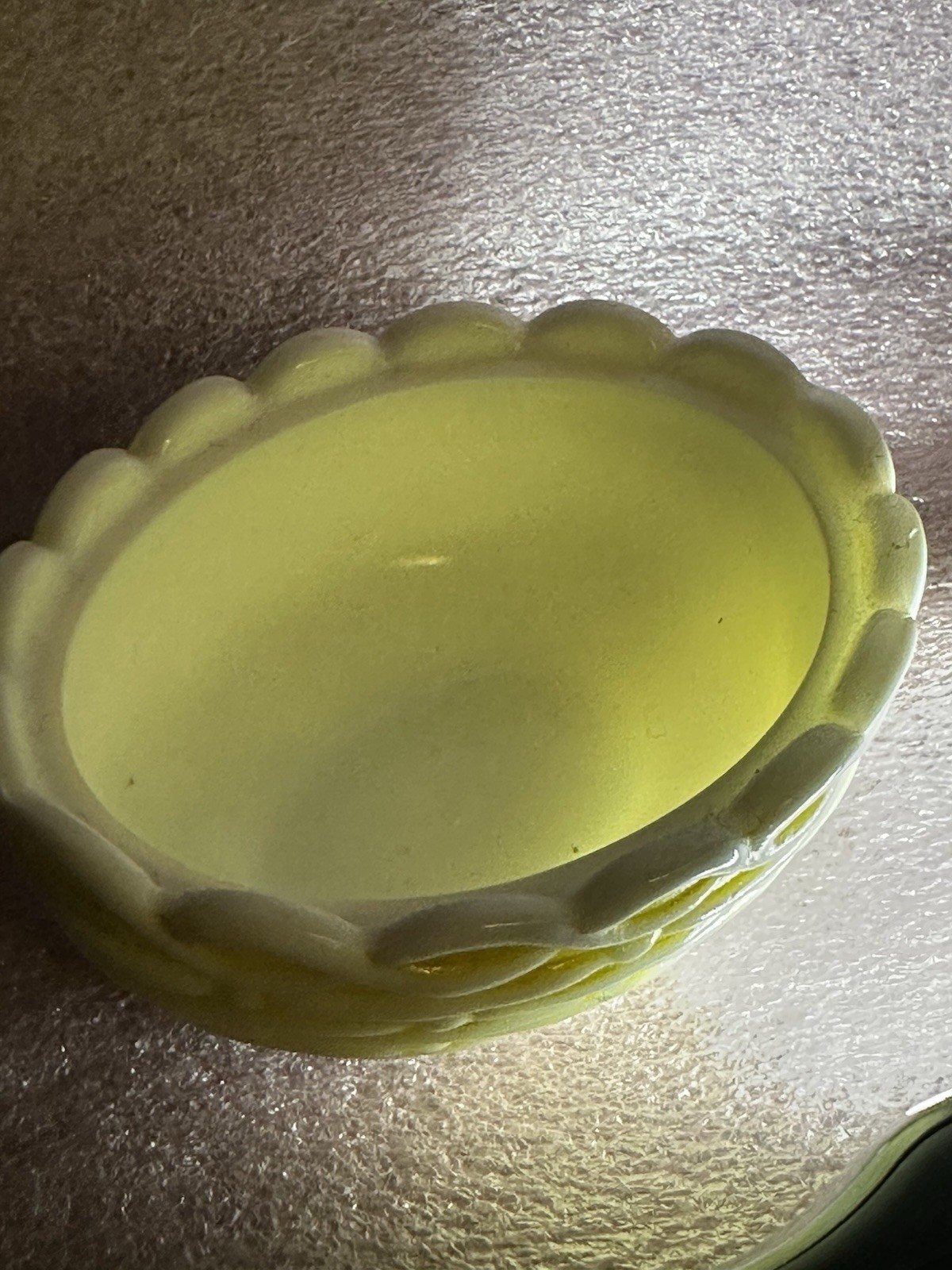 Mosser Glass Bunny on Basket Nest Hand-Painted Bee 🐝 Spring Flowers Signed