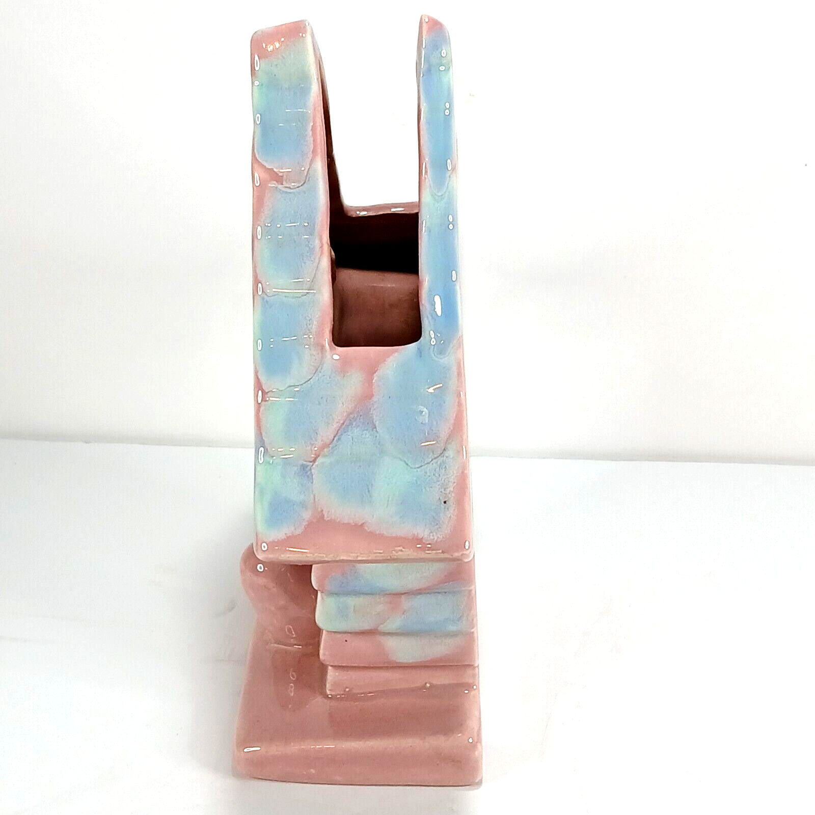 Royal Haeger Wren Bird House Planter Mauve Agate One Bird 6.75 inches