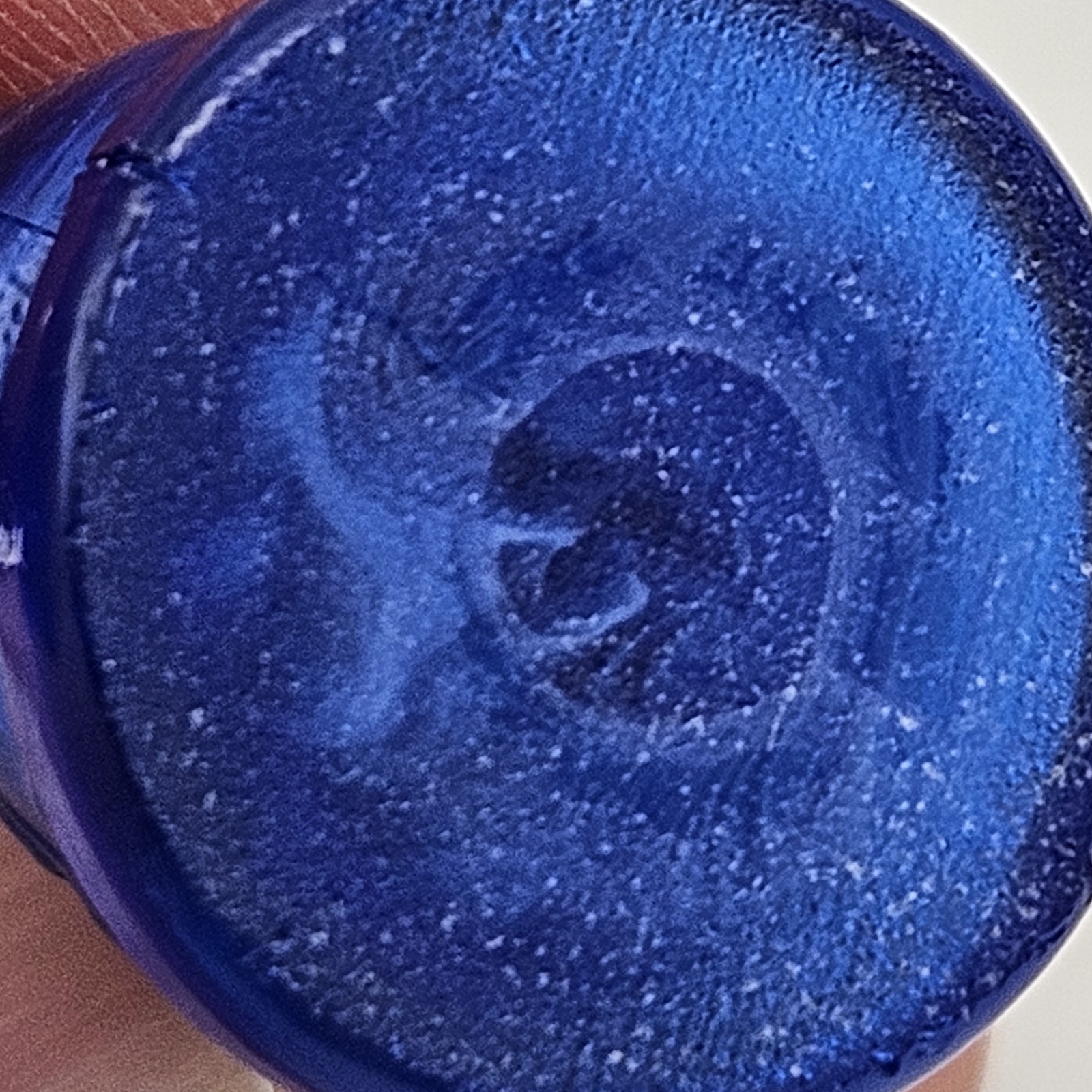 Boyds Glass ~ Debbie Duck Duckling ~ Cobalt Blue Slag ~ 1 1/2 Inches