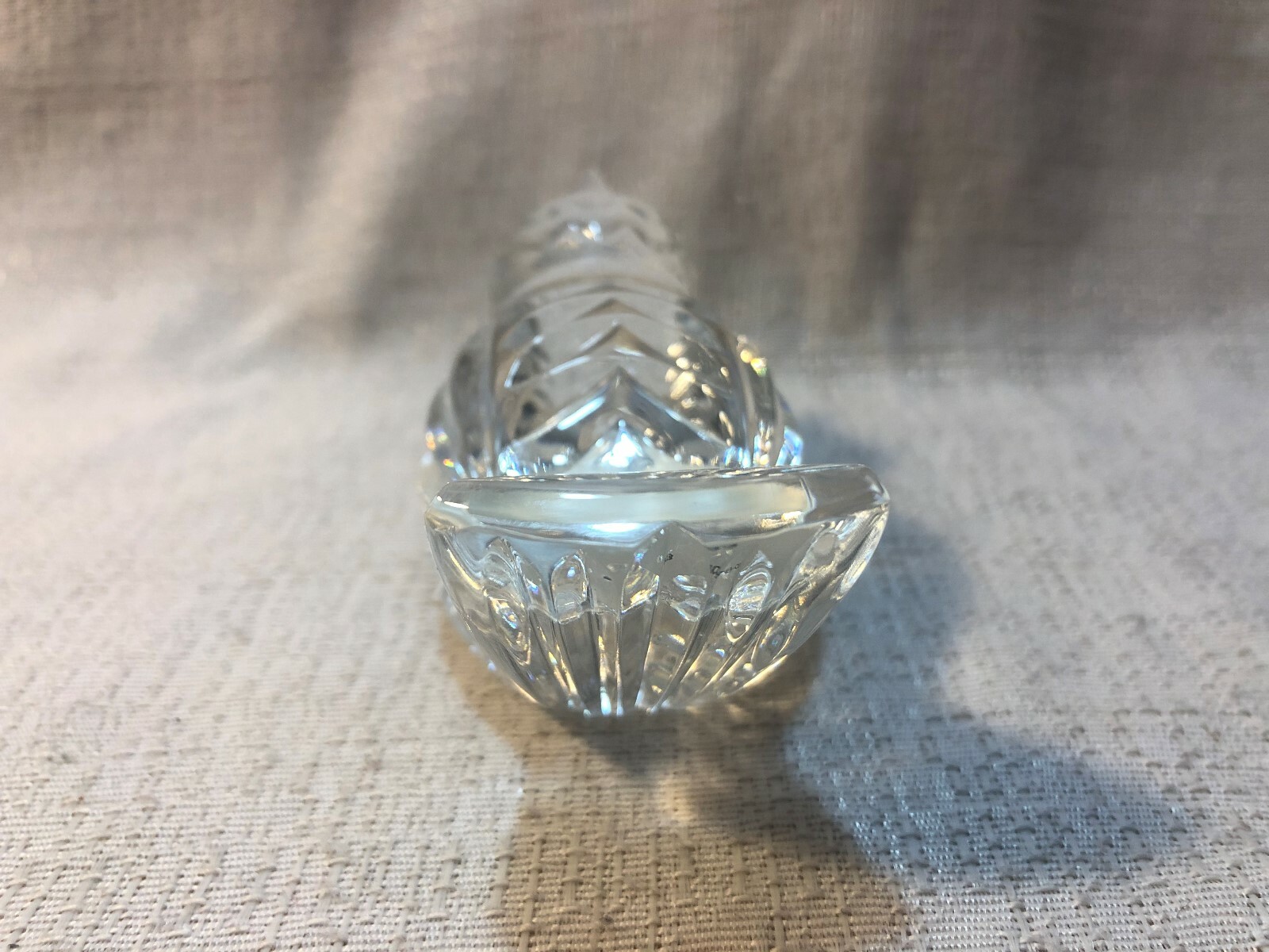 Miroslav Havel Signed Stamped Waterford Crystal Bird Paperweight Figurine