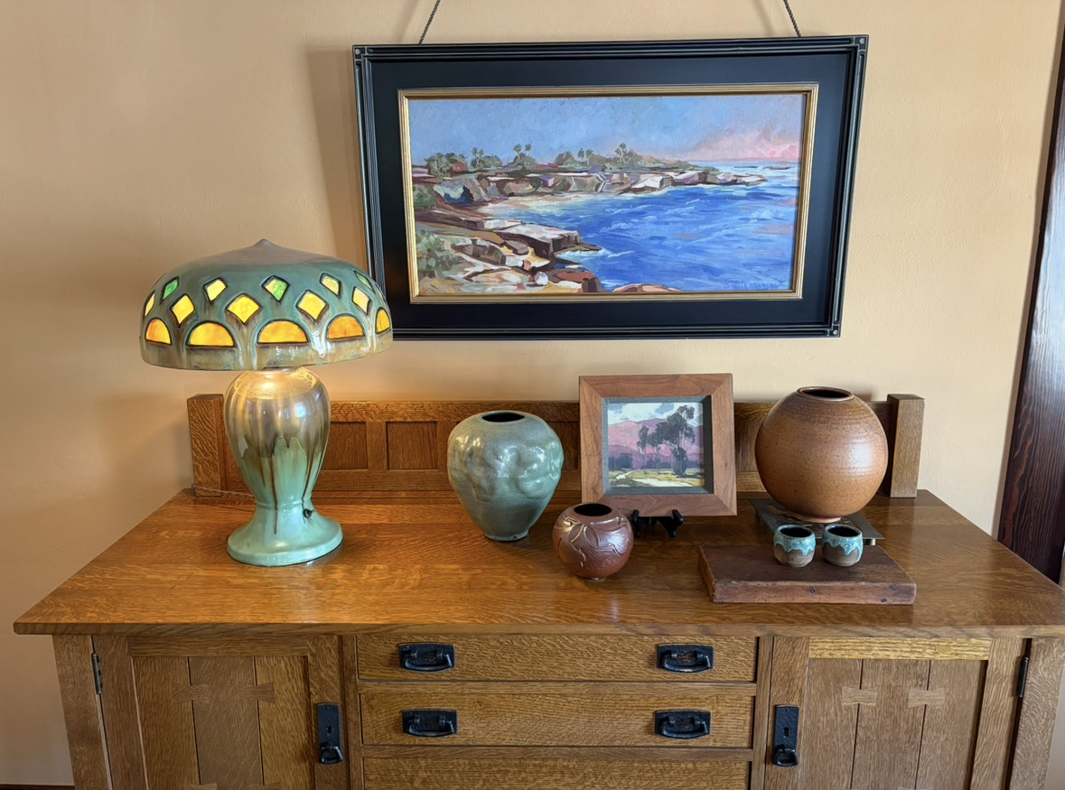 Antique Fulper Lamp