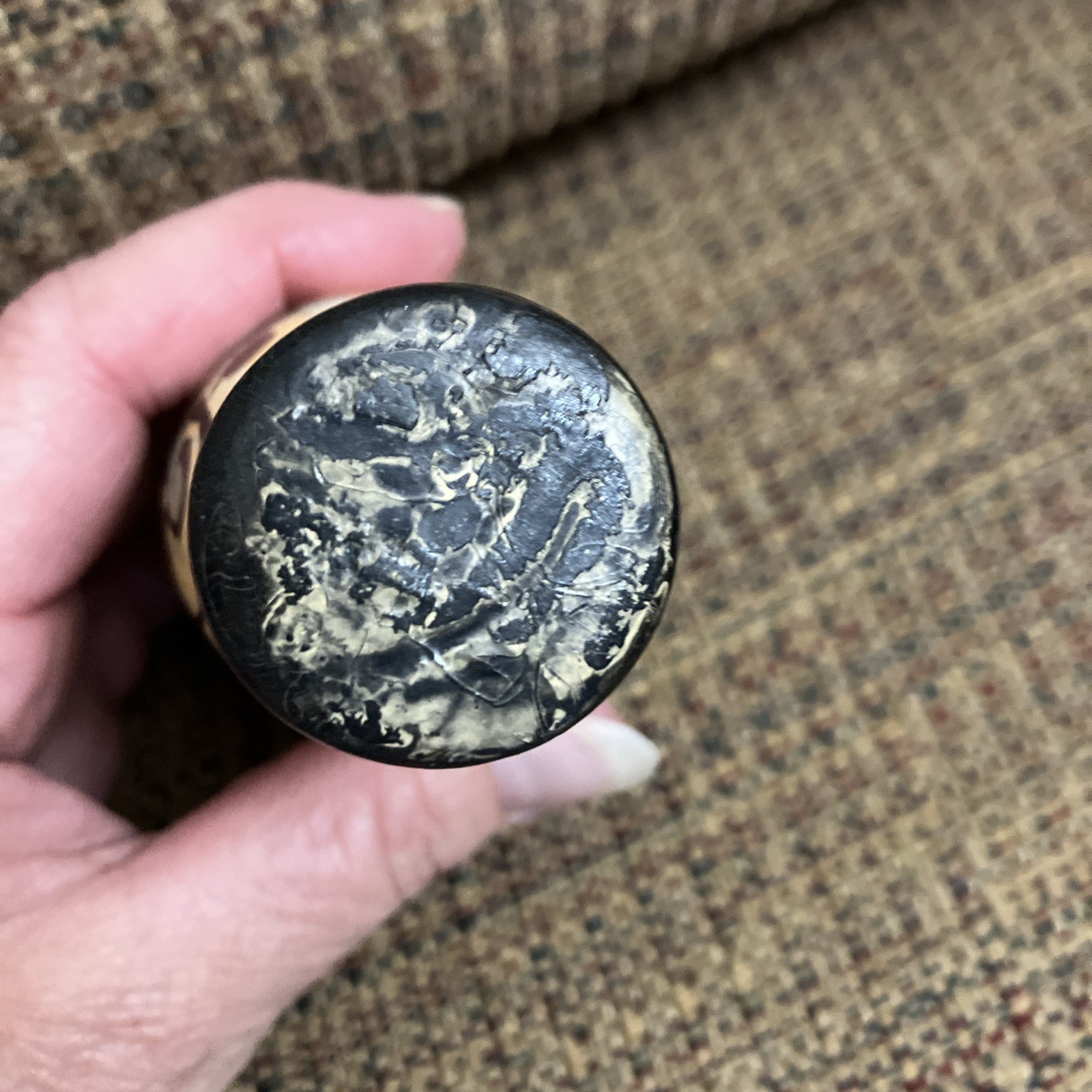 Vtg Replica of Greek Pottery Vase Handmade 4.5”