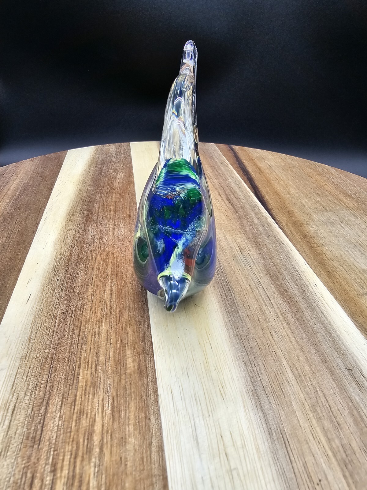 Hand Blown Glass Fish/Paperweight/Decor/Colorful
