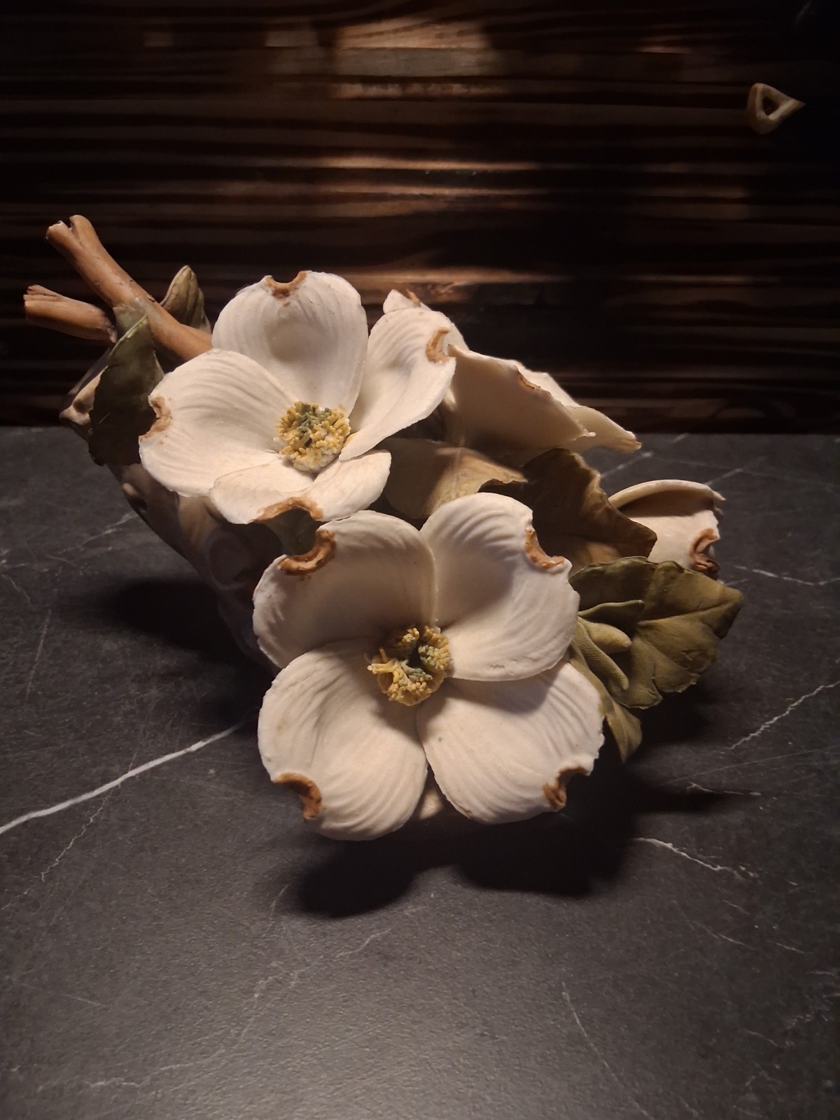 Ceramic And Clay Flower Figurine Decor