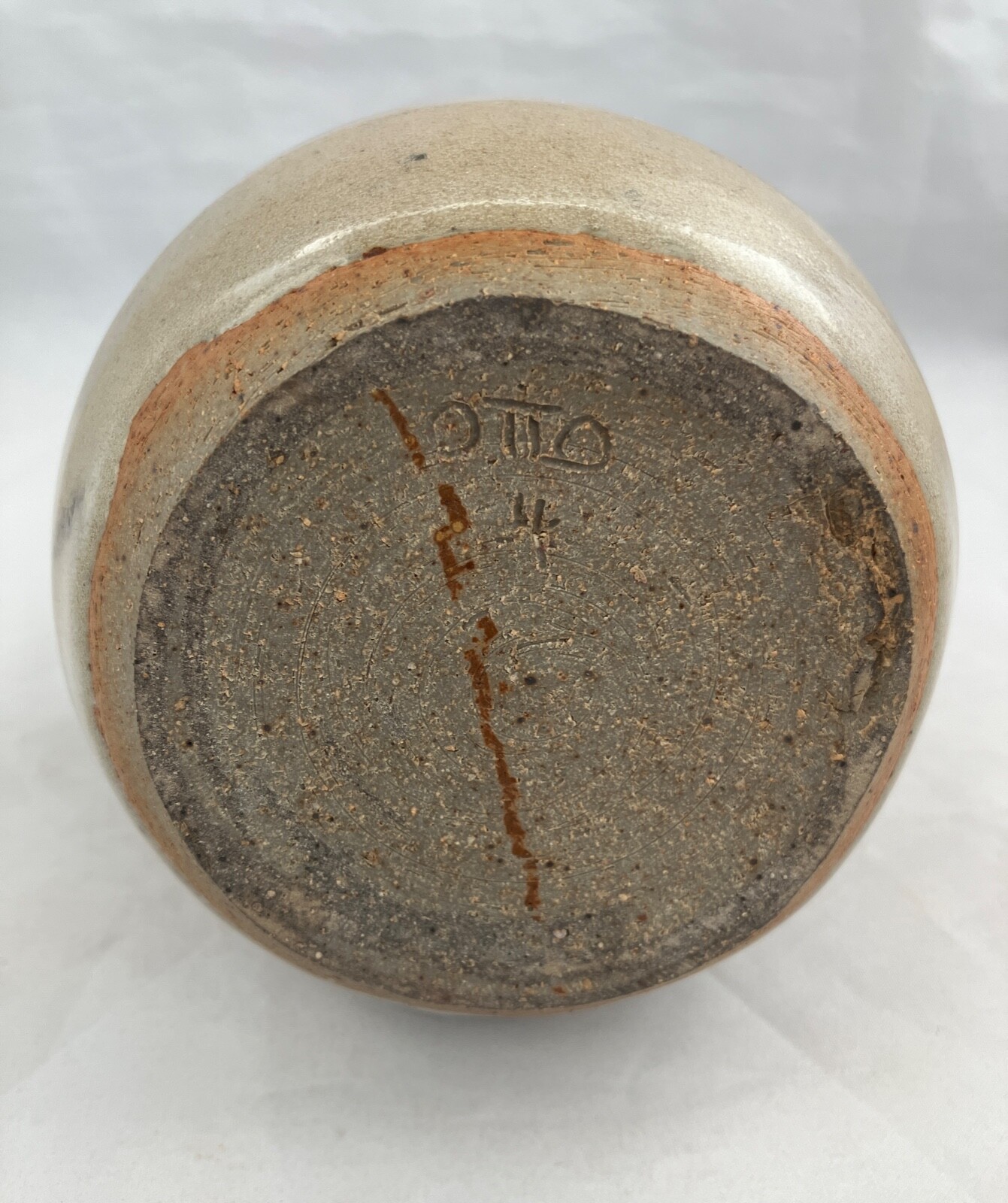 OTTO HEINO Signed Studio Art Pottery Stoneware Vase