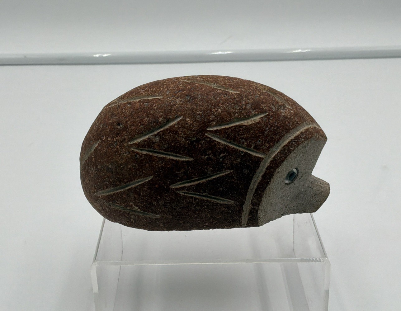 Cast Stone Hedgehog Figurine Stone Look Animal Garden Decor Paperweight