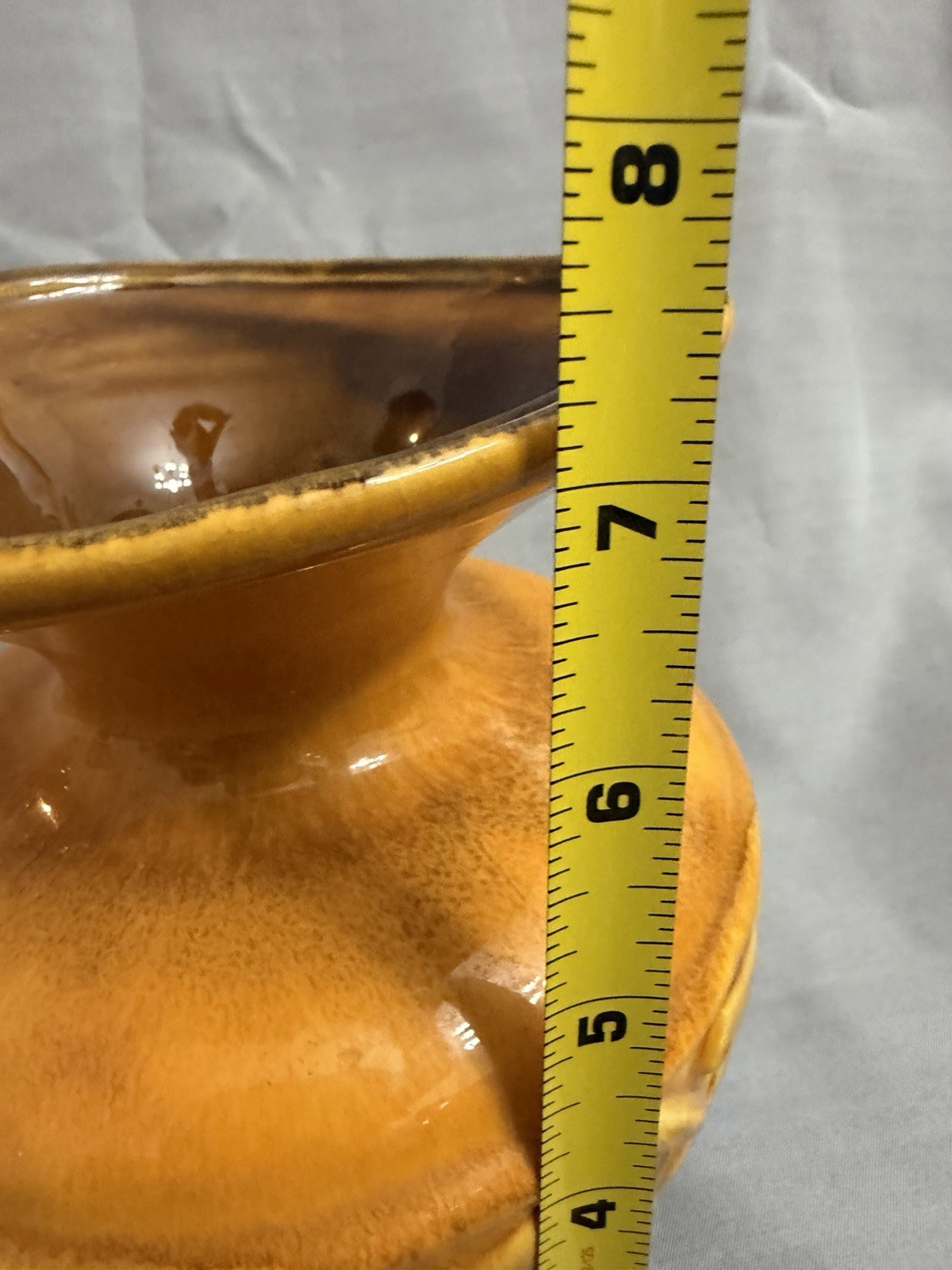 Royal Haeger Orange and Yellow Pottery Vase